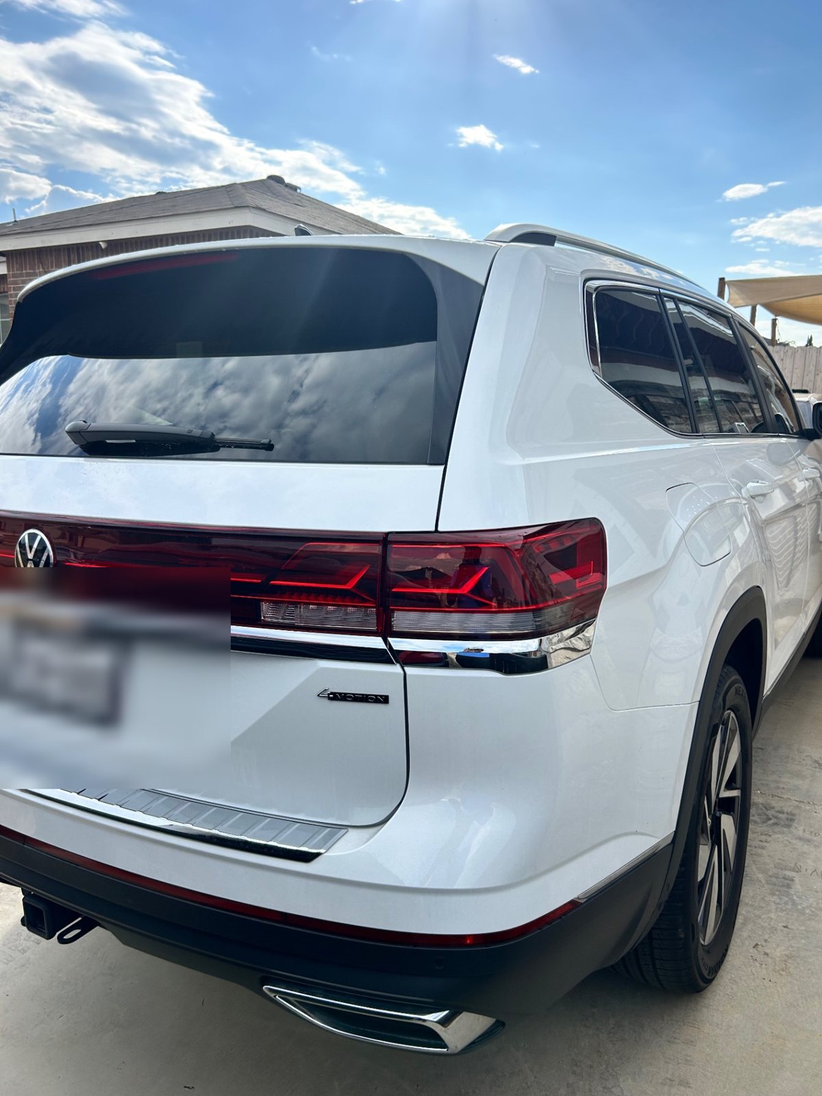 Rear of the VW Atlas 4MOTION